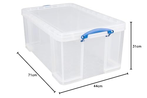 Plastic Storage Box 64 Litre Clear