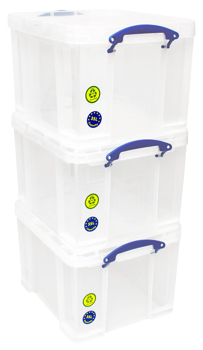 35L Plastic Storage Clear