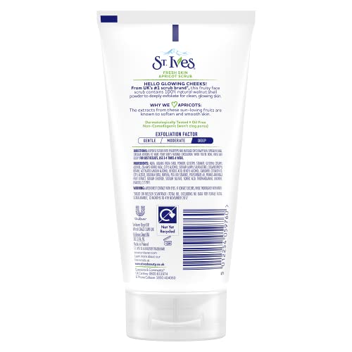 St Ives 150ml Fresh Skin Apricot Face Scrub (6 Pack)