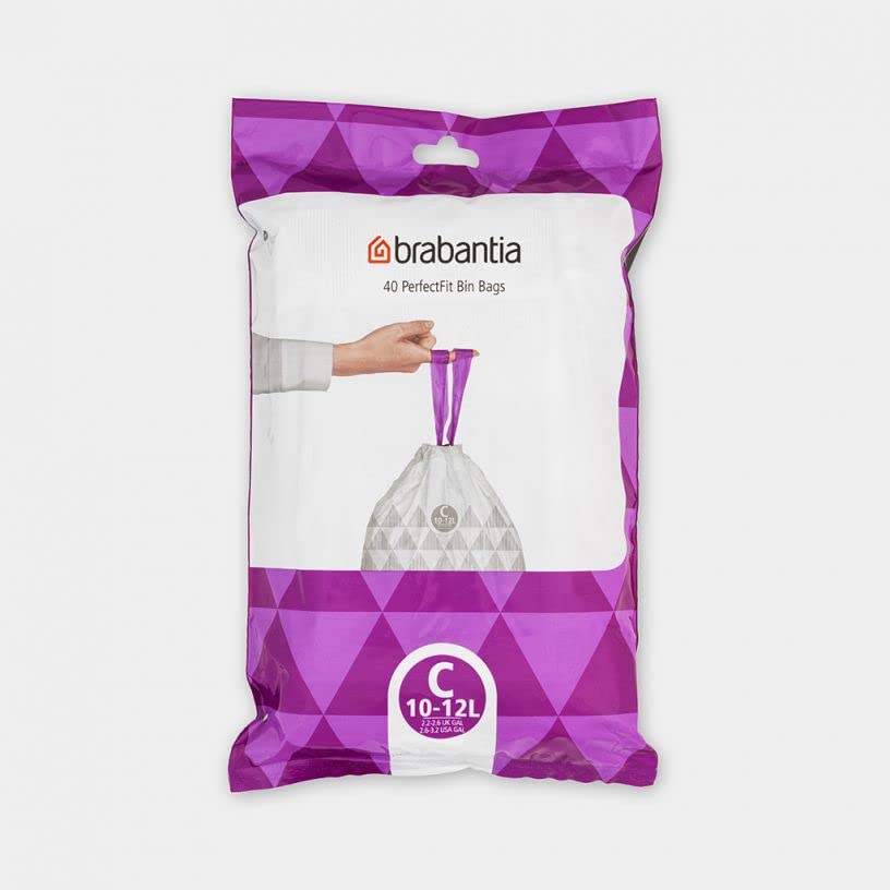Brabantia Bin Liner C, 10-12 L - 40 Bags
