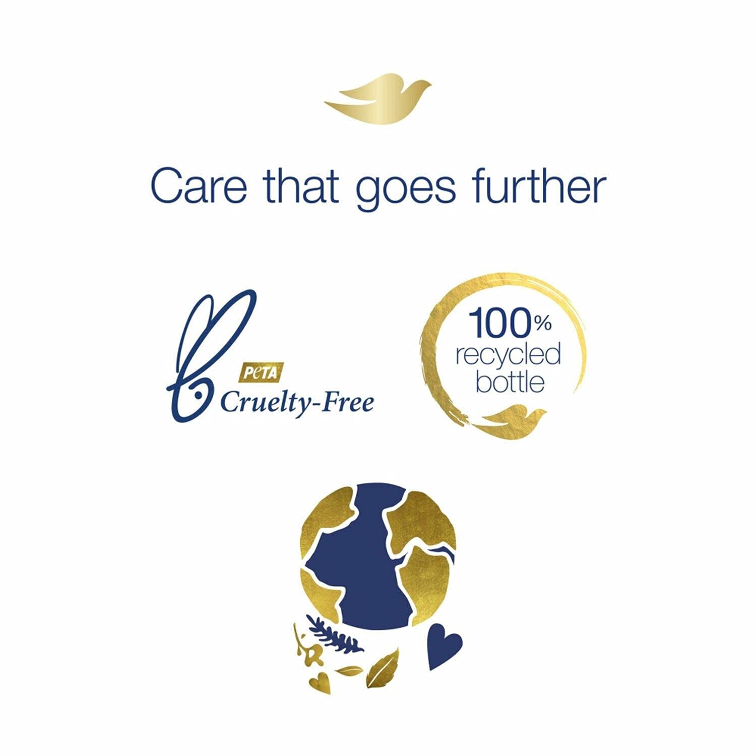 3 Pack Dove Visible Glow Self Tan Lotion Medium to Dark for Gradual Skin Tone, 400ml