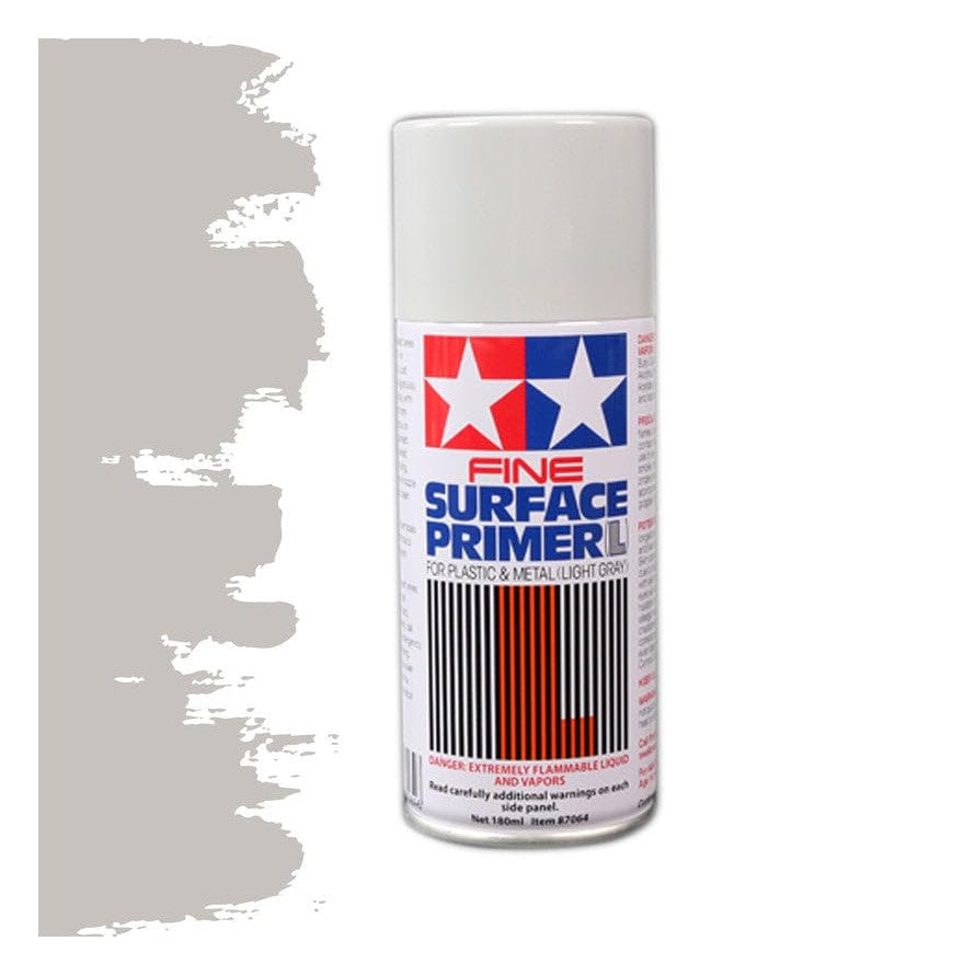 Fine Surface Primer L - Light Gray 180ml Spray Can
