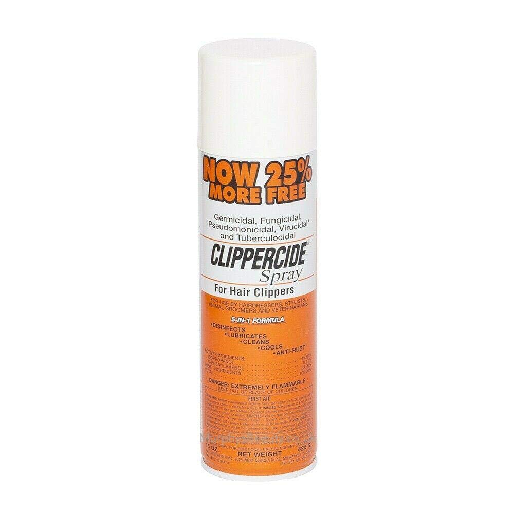 Clippercide Spray for Hair Clippers - 5-in-1 Formula - 425g
