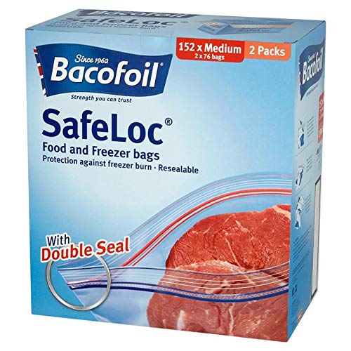 BacoFoil M264219C Safeloc Medium, 152 Count