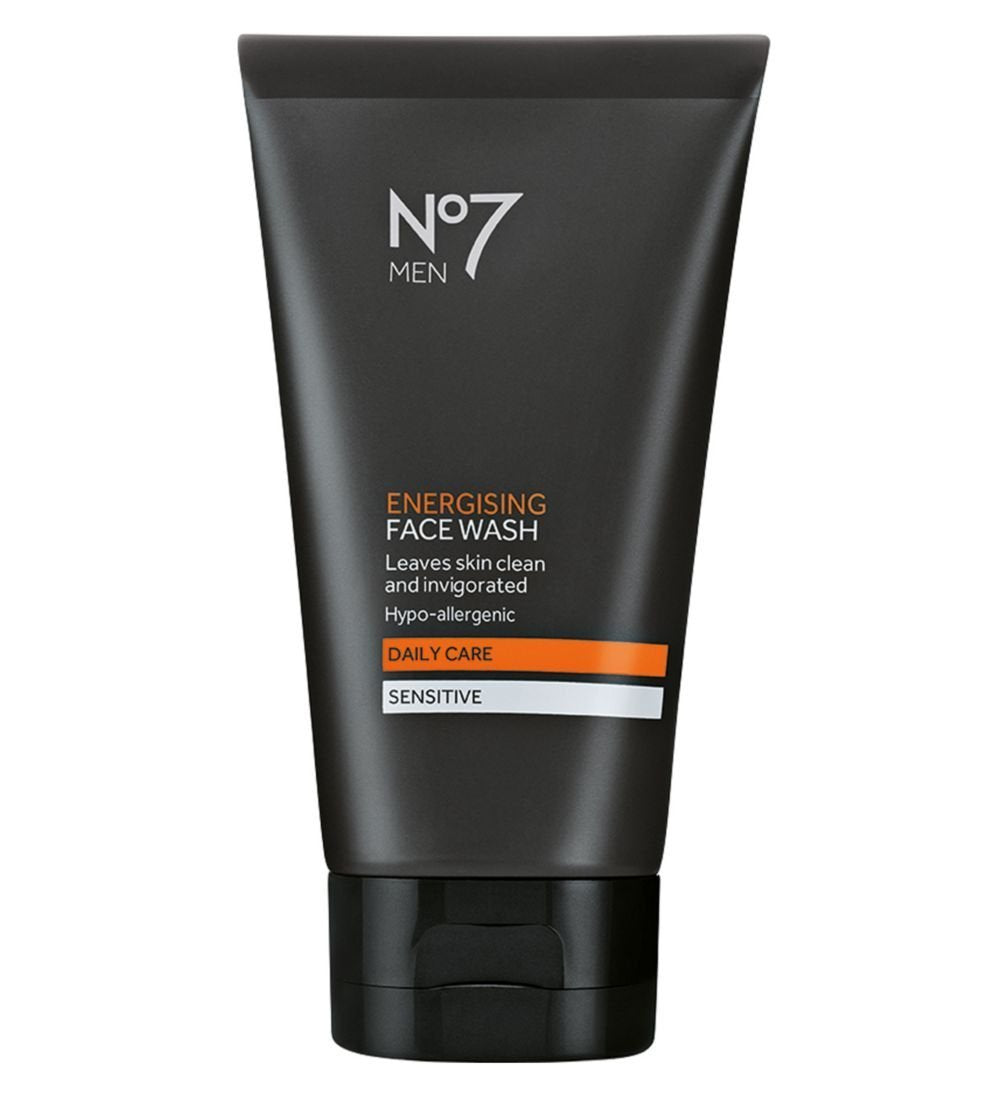 (2 PACK) No7 Men Energising Face Wash x 150ml & No7 Men Energising Face Scrub x 150ml