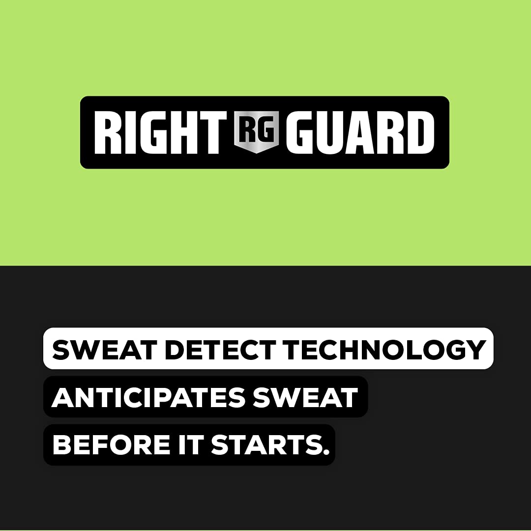 Right Guard Mens Deodorant, Xtreme Fresh 72H High-Performance Anti-Perspirant Spray, Multipack 6 x 150 ml