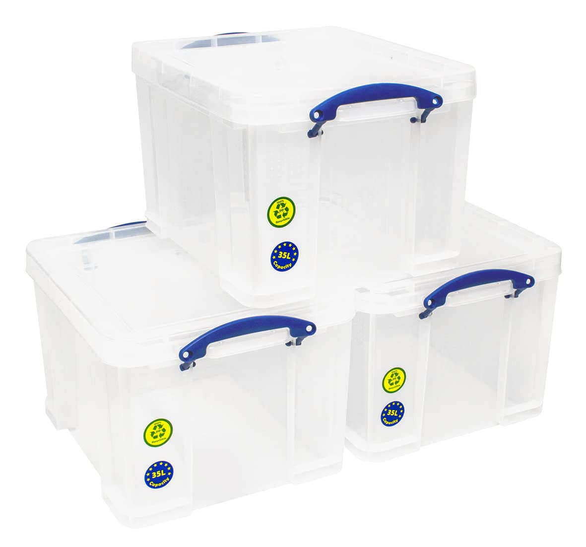 35L Plastic Storage Clear