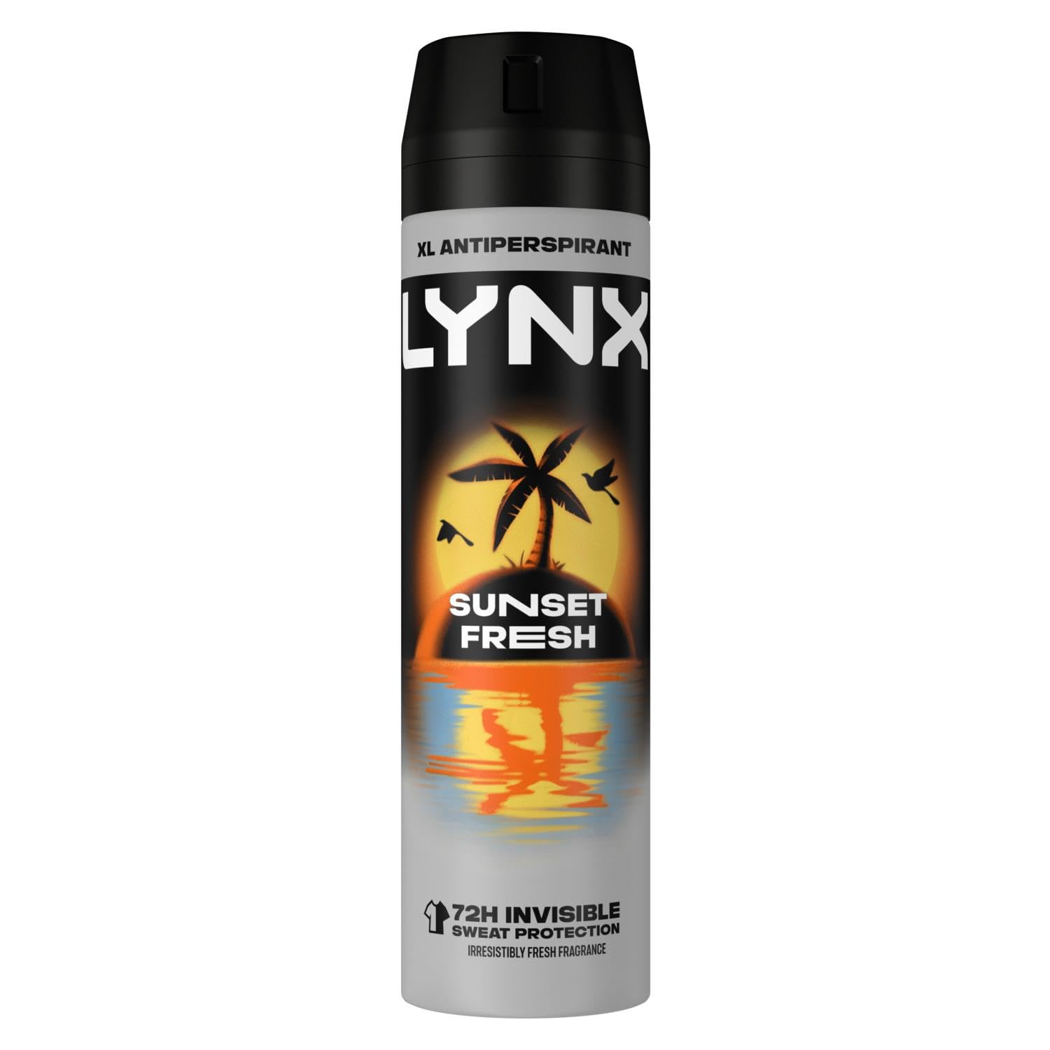 Lynx XL Sunset Fresh Antiperspirant Multipack With Mango and Mandarin Scent Long Lasting Fragrance with 72 Hours Invisible Sweat Protection Deodorant Spray for Men 200 ml, 3 Pack