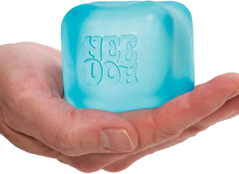 Schylling Nice Cube Nee Doh Stress Ball - Sensory Toys, Needoh Fidget Toys, Anxiety & Stress Relief, Sensory Balls, Non-Toxic Dough Material