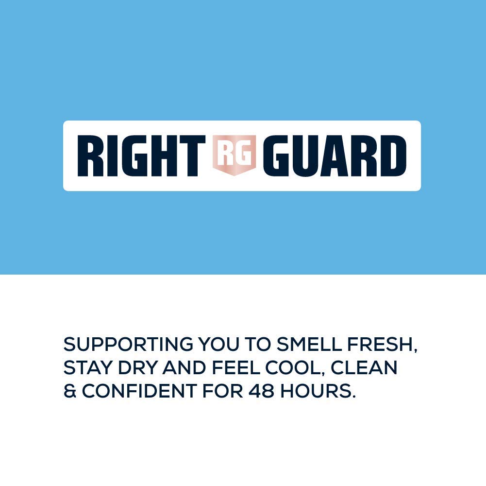 Right Guard Women's Deodorant, Total Defence 5 Invisible Anti-Perspirant Spray, Multipack 6 x 150 ml