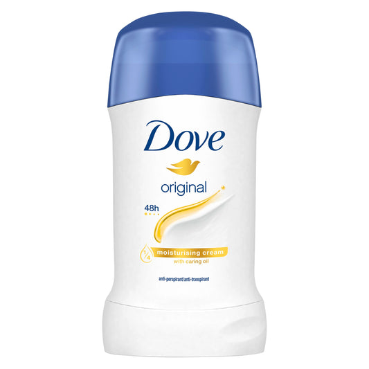 Dove Original Anti-Perspirant Deodorant ¼ moisturising cream with 100% natural caring oil Stick for 48-hour odour protection 6x 40 ml