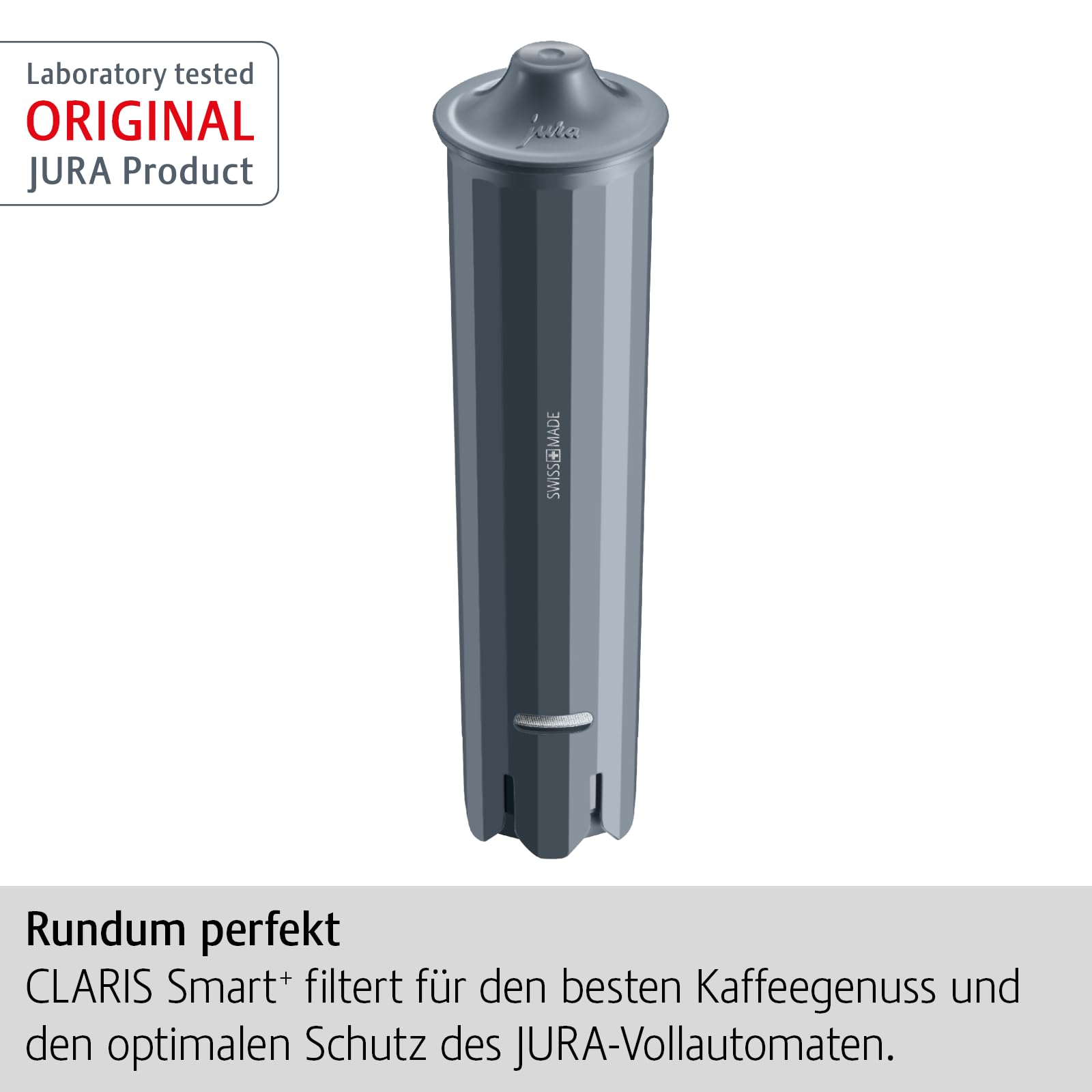JURA Filterpatrone, 1er-Pack 24232 Claris Smart + 1 Filter Cartridge 1 Piece, Plastic, Multi-Coloured