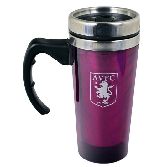 Aston Villa Fc Aluminium Travel Mug Tea Coffee Cup Ceramic Gift Official