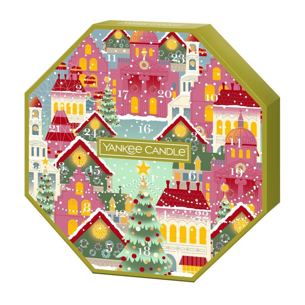 Candle Advent Calendar, Advent Wreath 2024, Christmas, 24 Tea Lights, 1 Tea Light Holder, Passport to the Holidays