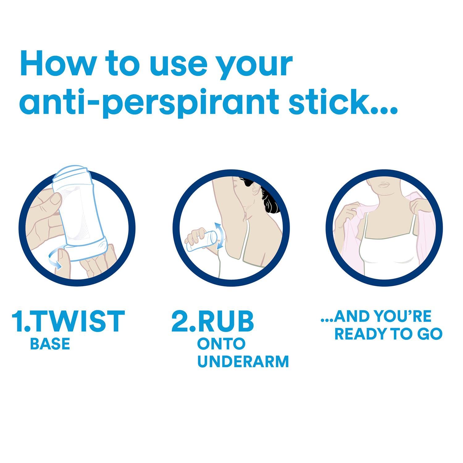 Dove Original Antiperspirant Deodorant Stick 40ml Bundle — Grooming Essentials and Hygiene Body Care for Men and Women — Pack of 6