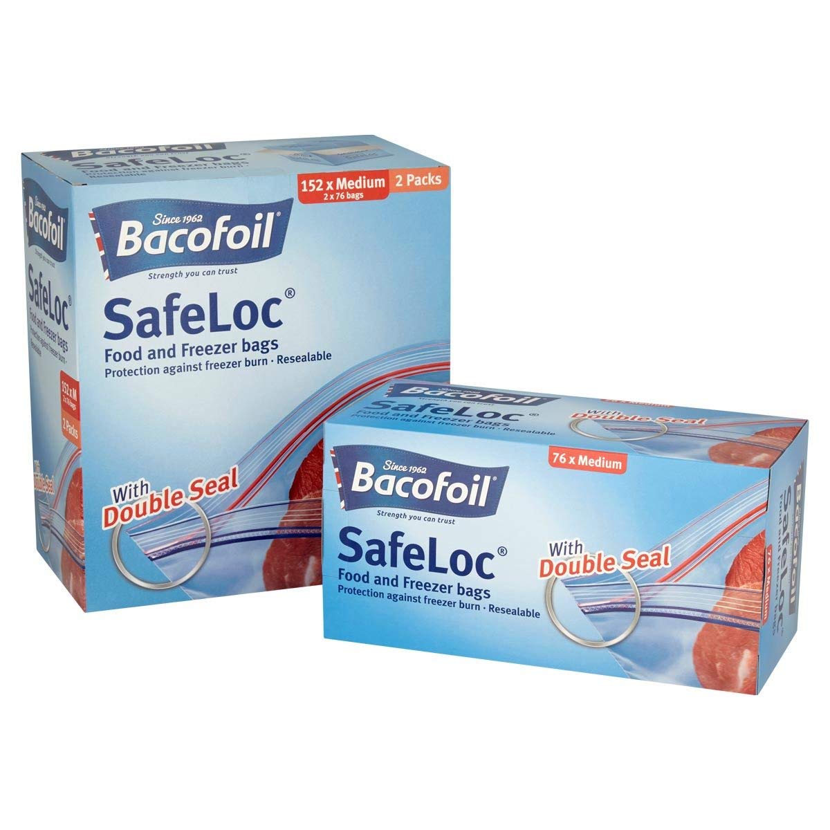 BacoFoil M264219C Safeloc Medium, 152 Count