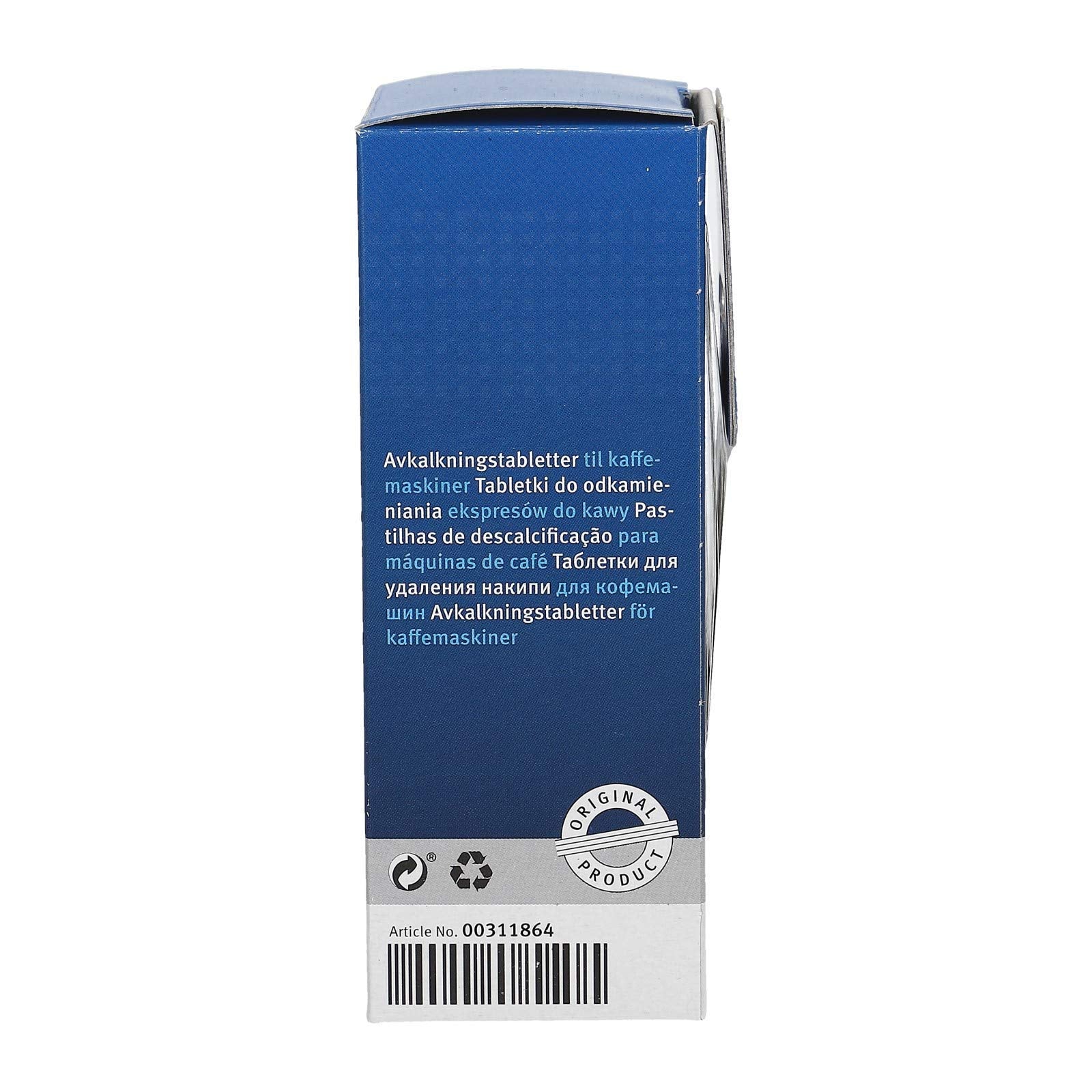 12 Descaling Tablets for Coffee Machines for Bosch, Neff, Gaggenau, No.: 310967