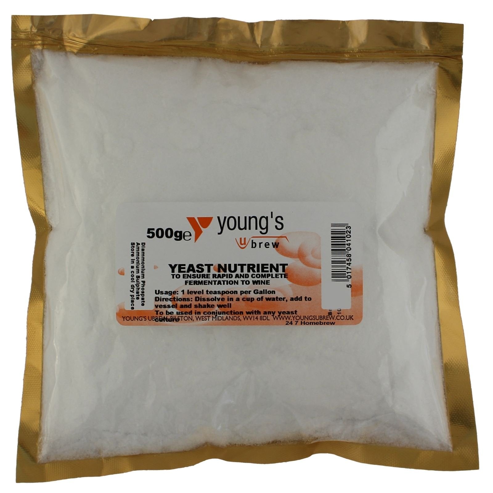 Yeast Nutrient 500g Youngs - Home brew Beer & Wine Making Chemicals