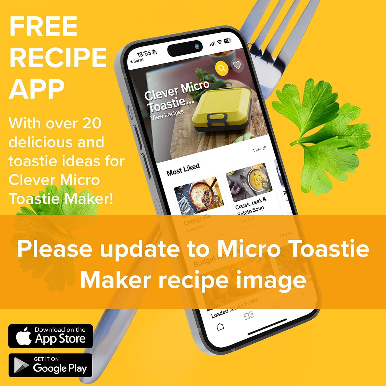 Clever Microwave Toastie Maker with Thermawave Grill Plates - Extra Crispy Toasties & Panini Maker - Thick Metal Non-Stick Plates for Crunchy Sandwiches - No Soggy Results - Compact & Dishwasher Safe