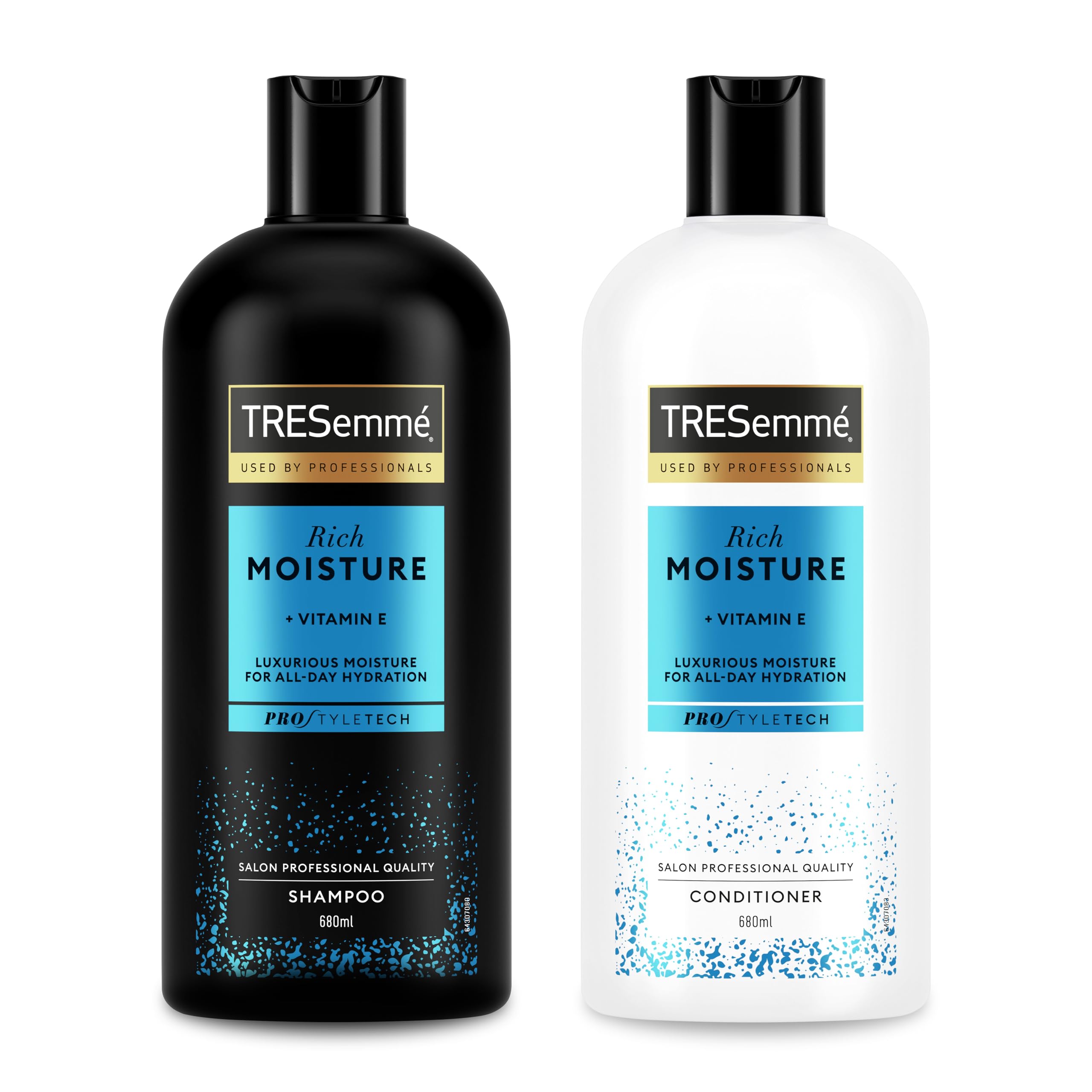 TRESemmé Rich Moisture luxurious moisture 1xShampoo for dry, damaged hair 680 ml & TRESemmé Rich Moisture luxurious moisture for all-day hydration 1xConditioner for dry, damaged hair 680 ml 2 piece