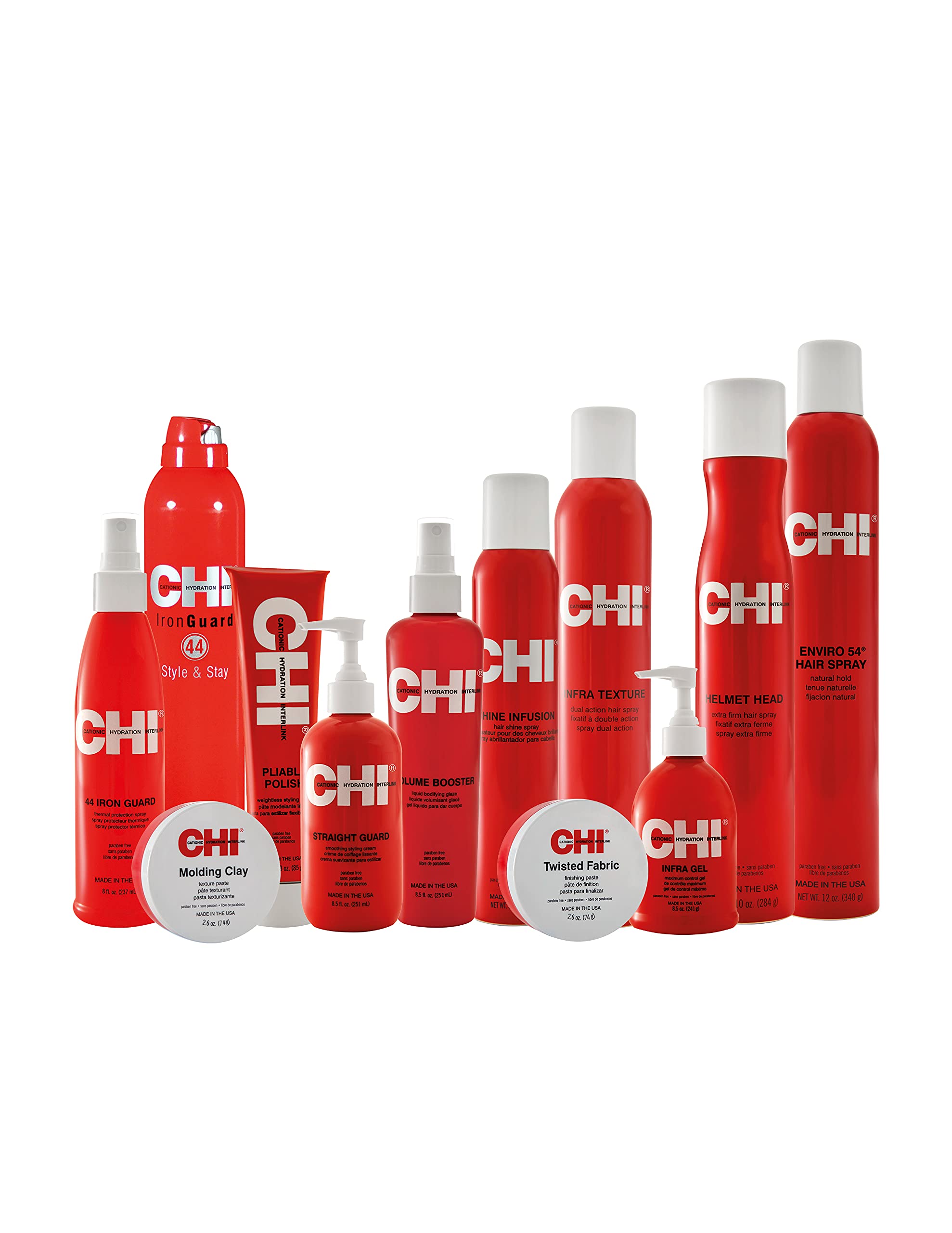 CHI 44 Iron Guard Thermal Protection Spray | Heat Protection Spray for Hair | Hair Spray for Heat Styling | Hair Care | Maintain, Repair & Protect | Colour-Safe & Paraben-Free Hair Products, 237ml