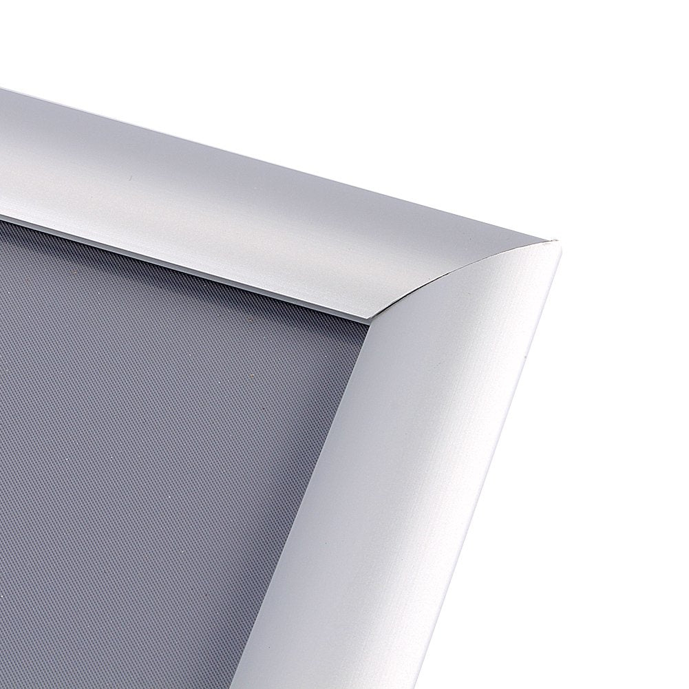 Snap Poster Frame, 5x A4 Waterproof Aluminium Poster Silver Snap Frame Clip Frame Picture Photo Holder for Home and Office