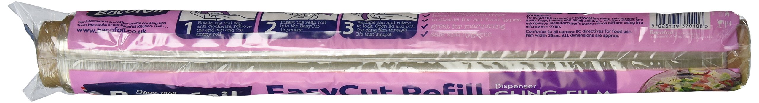 Baco Easycut Cling Film Refill 60 m (Pack of 6)