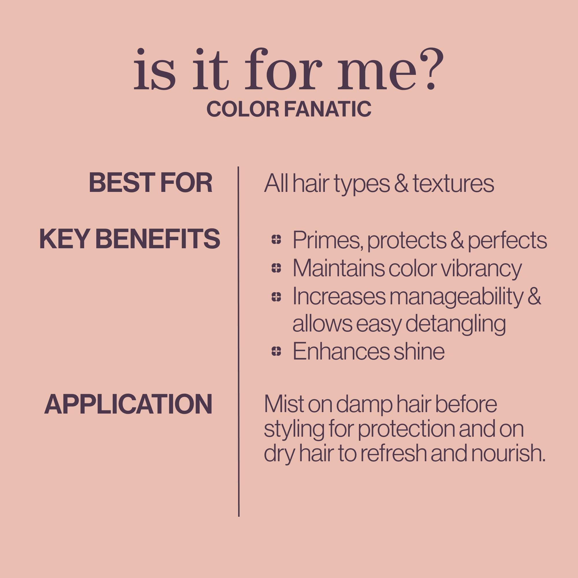 pureology Colour Fanatic Multi-Tasking Leave-in Spray