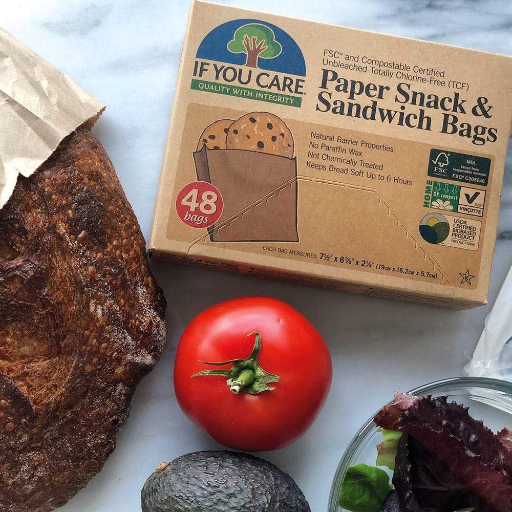 If You Care | Paper Sandwich Bags | 2 X 48 Bags