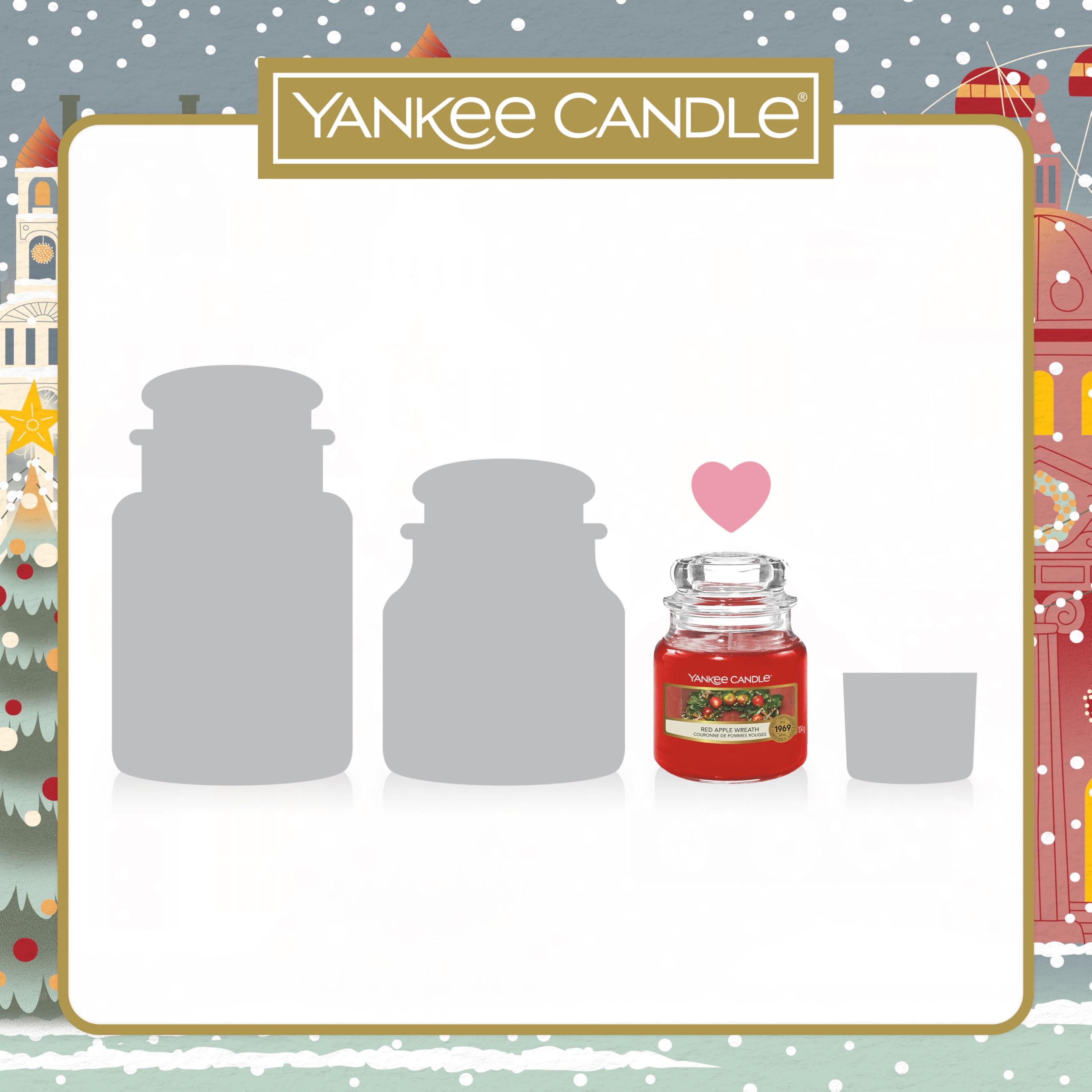 Candle Scented Candles Gift Set, 2 Small Jar Candles, Perfect Christmas Gifts for Women, Passport to The Holidays Collection, Signature