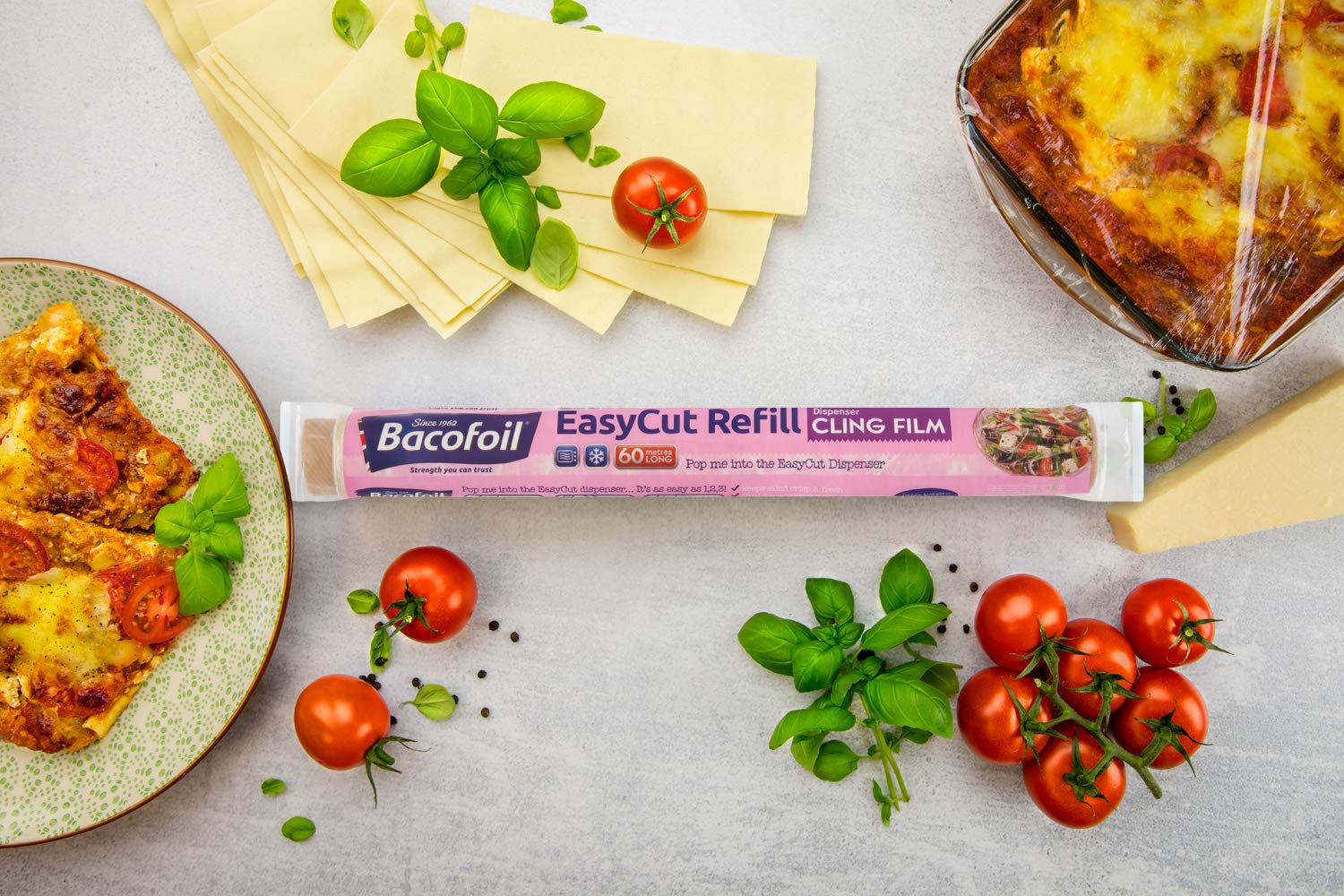 Baco Easycut Cling Film Refill 60 m (Pack of 6)