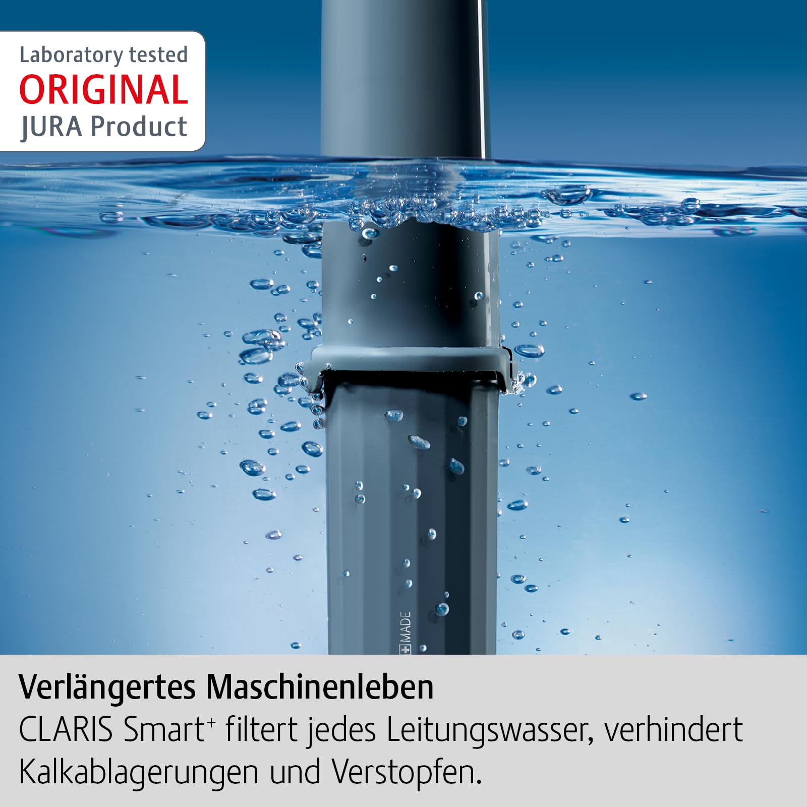 JURA Filterpatrone, 1er-Pack 24232 Claris Smart + 1 Filter Cartridge 1 Piece, Plastic, Multi-Coloured