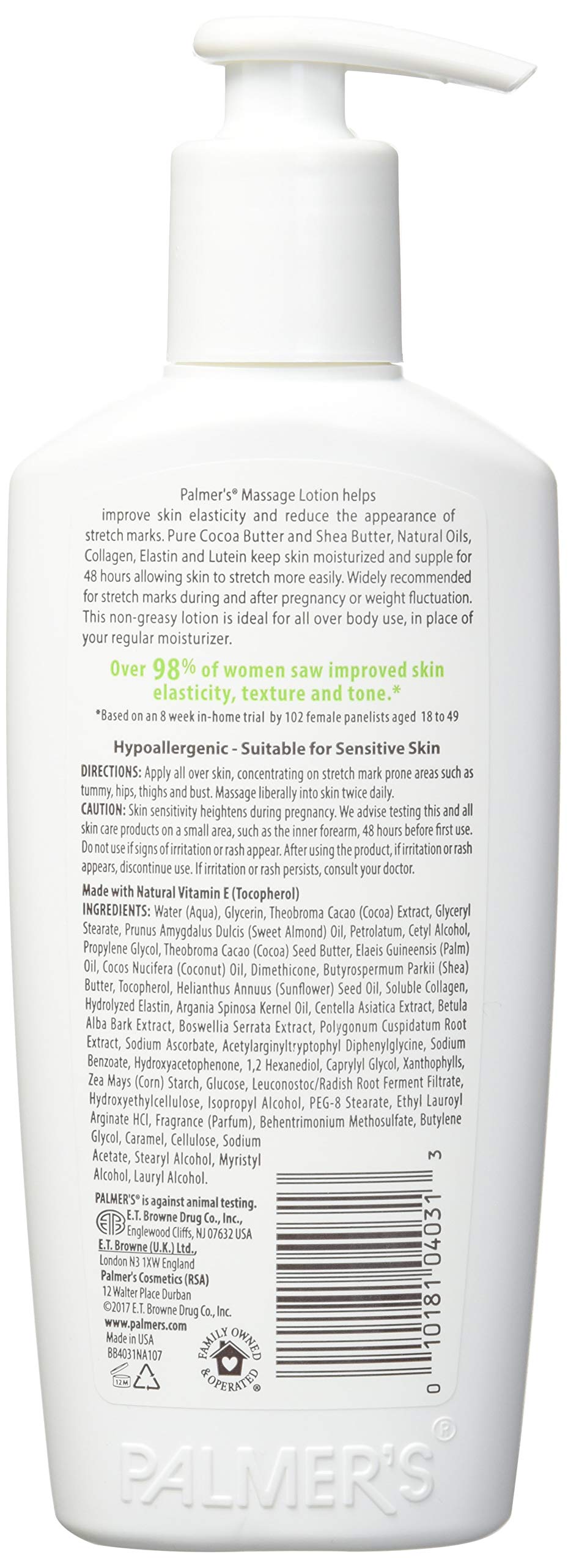 Palmer's Cocoa Butter Formula Massage Lotion for Stretch Marks, 8.5 Ounce, 3 ...