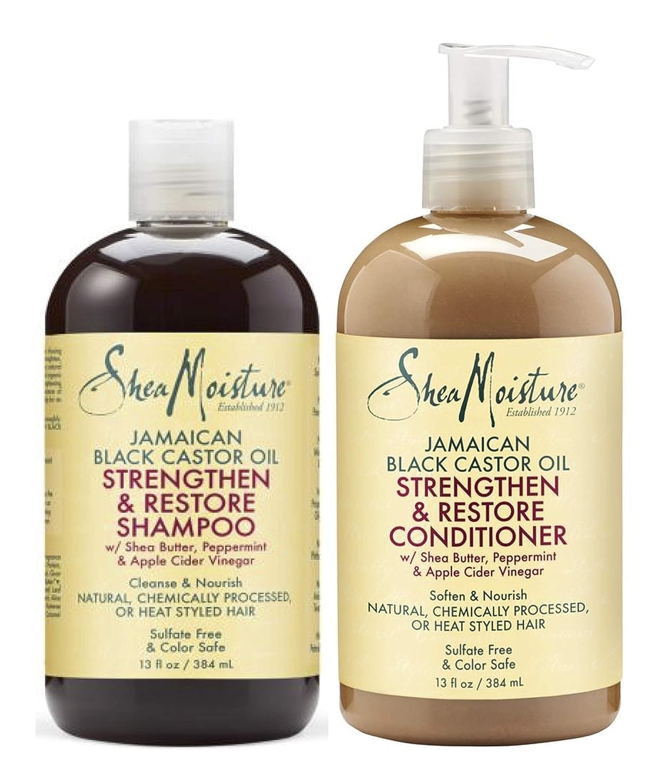 Shea Moisture - Jamaican Black Castor Oil Shampoo & Conditioner Set