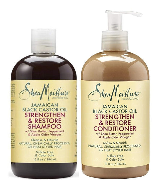 Shea Moisture - Jamaican Black Castor Oil Shampoo & Conditioner Set