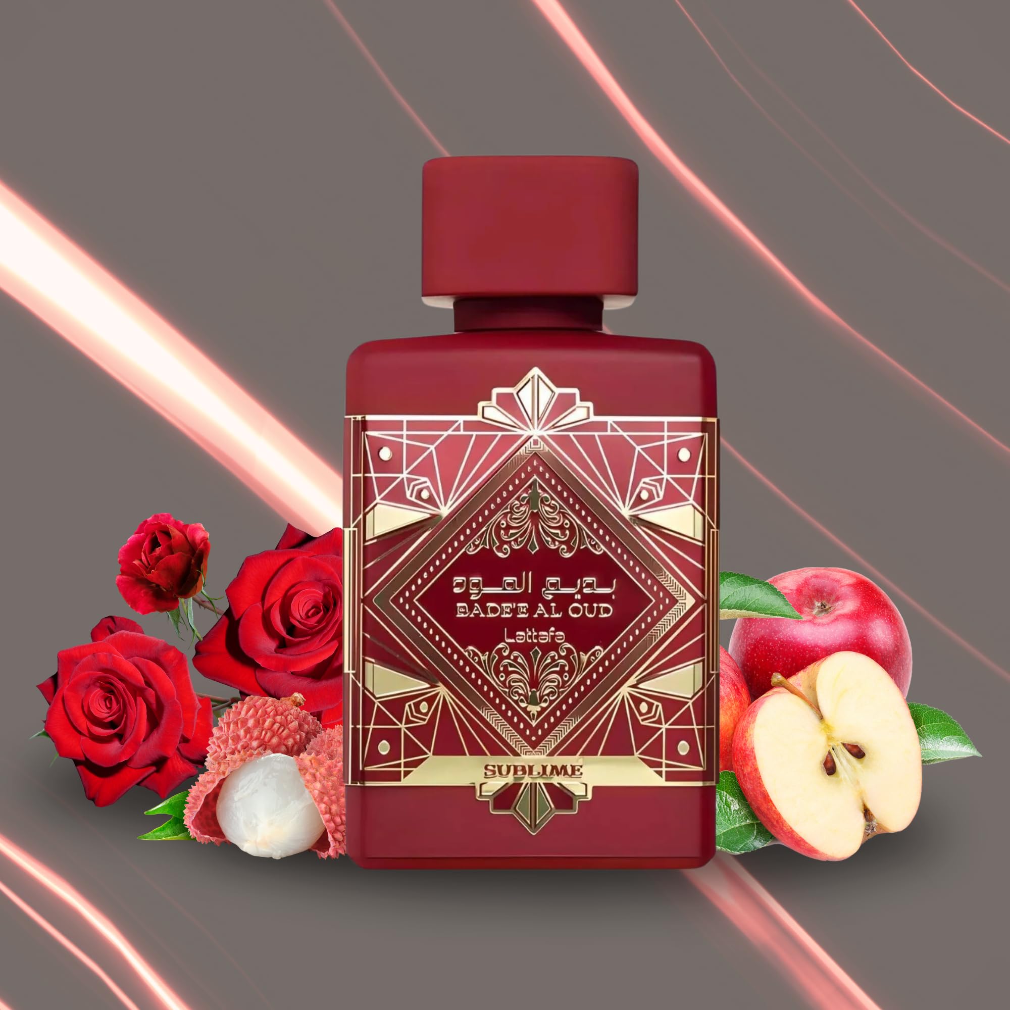 Ard al Zaafaran Trading Lattafa Badee Al Oud Sublime EDP 100ml - Long Lasting Fruity and Aromatic Oudh Perfume for Women and Men - 100ml Unisex Perfume