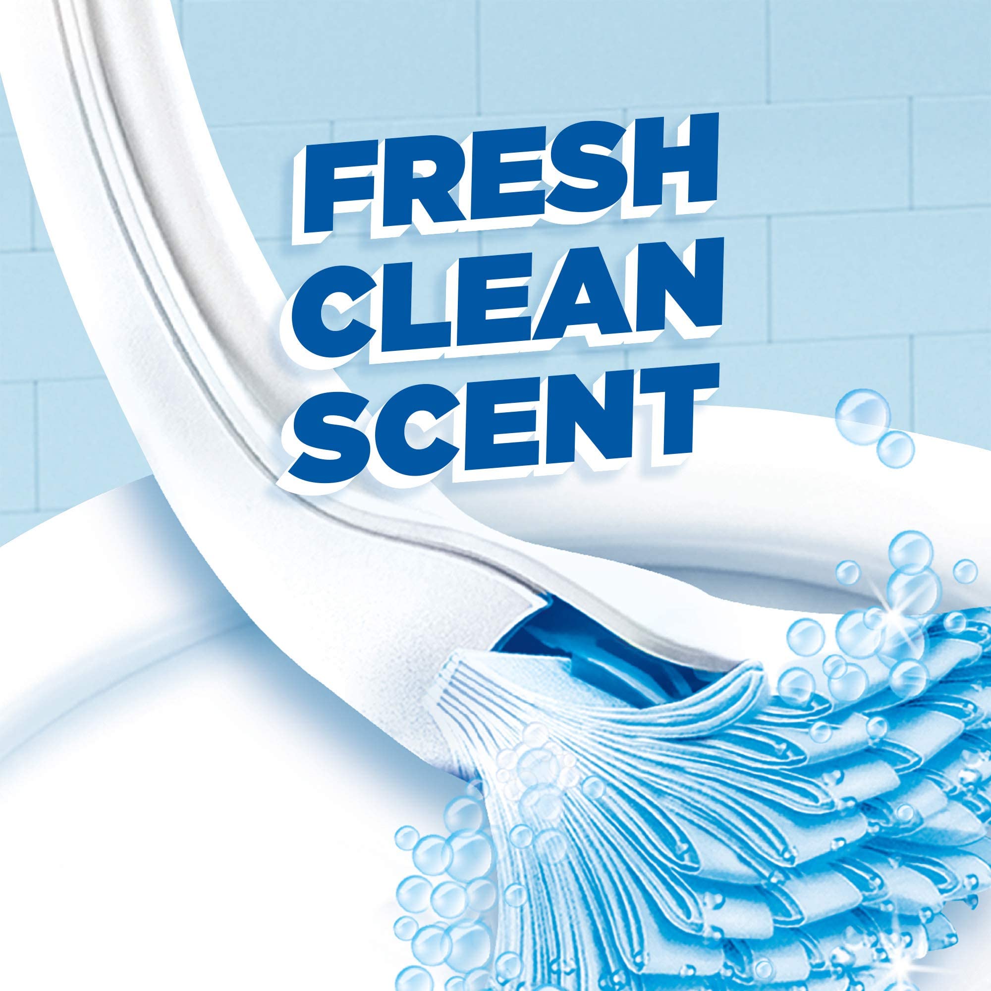 36 Refills Packs Flushable Cleaning Pads of Duck Toilet Cleaner Fresh Brush Refills (3x12)