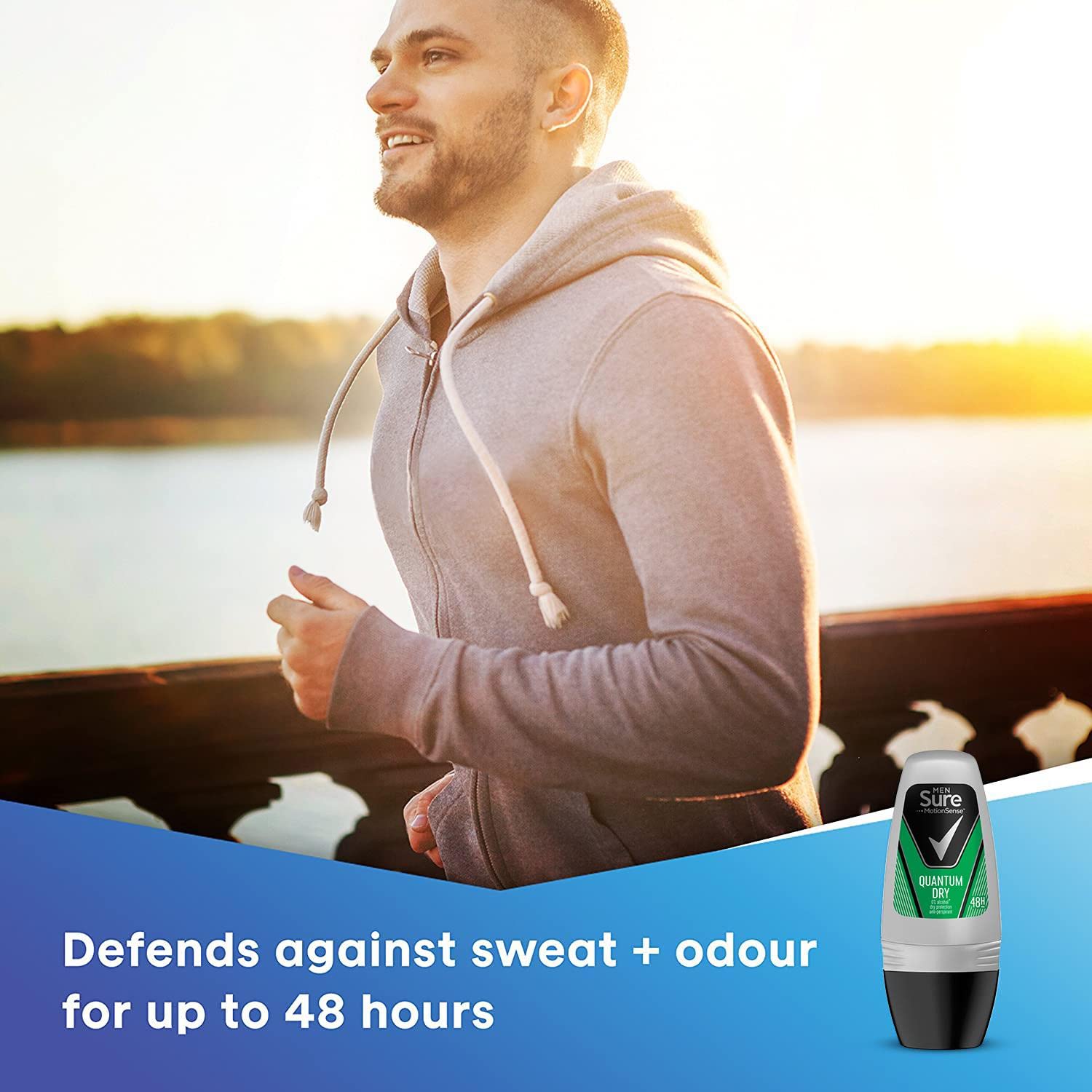 Sure Quantum Dry Anti-perspirant Roll On Pack Of 6 48h Protection Against Sweat And Odour MotionSense Technology Deodorant 50 Ml