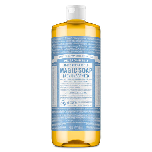 Dr Bronner'S | Baby Castile Liquid Soap | 1 x 946ml