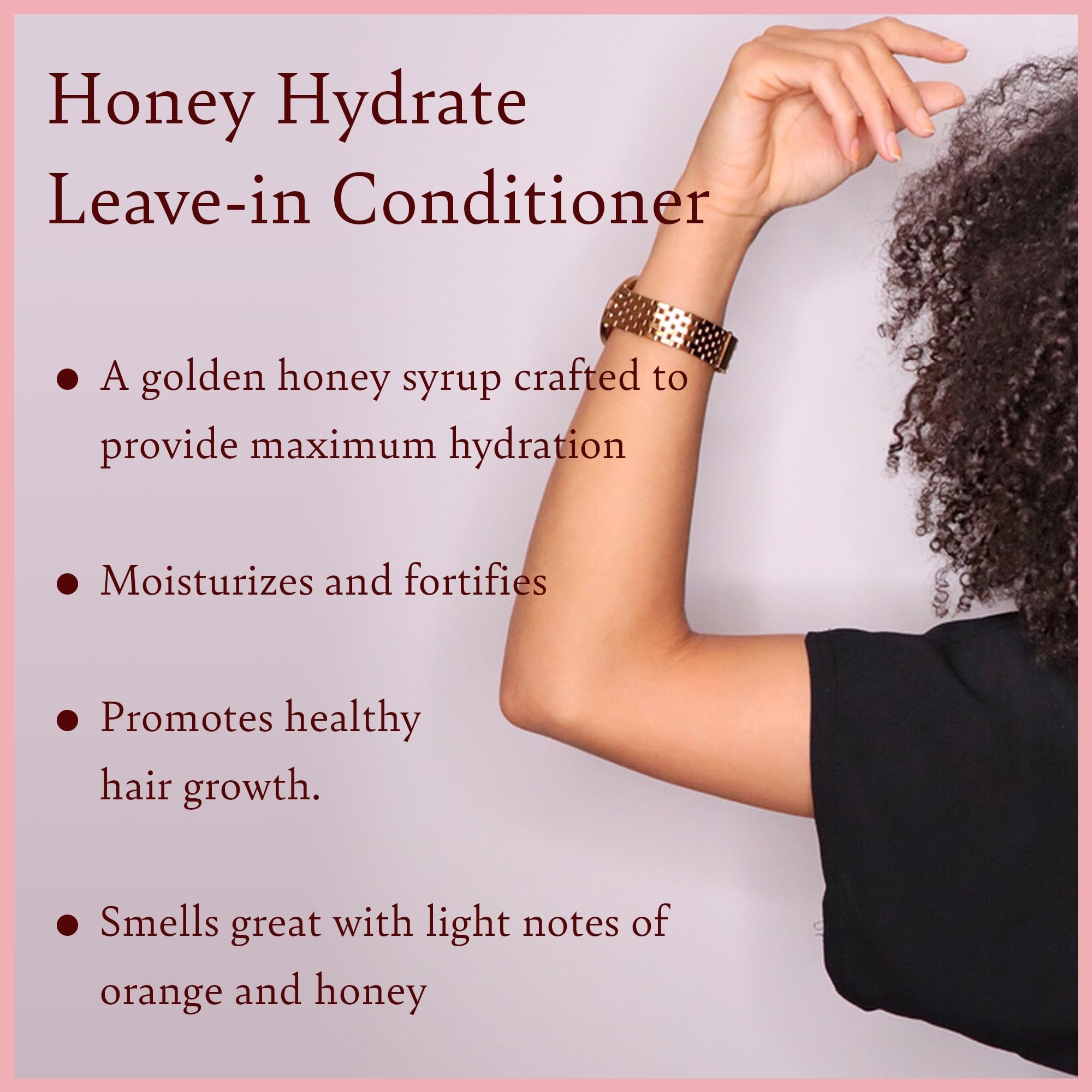 Camille Rose Naturals Honey Hydrate 9 Oz Leave-In Conditioner