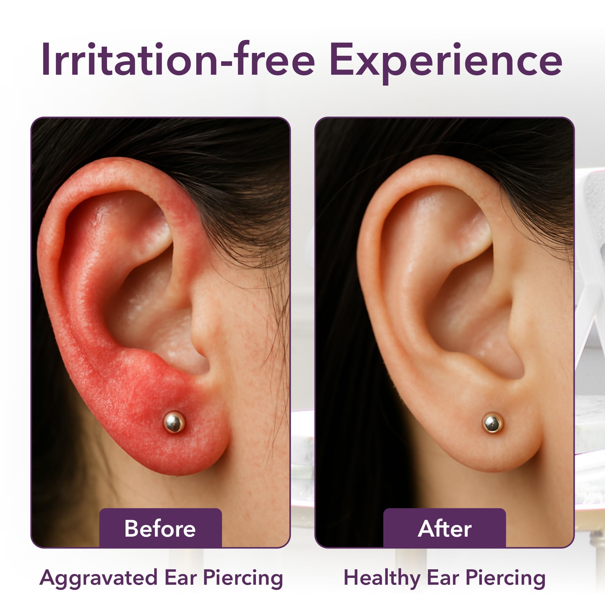 Stericlens Sterile Saline Solution Antiseptic Spray 240ml: Piercing Cleaning Solution and Wound Spray for Effective Piercing Aftercare: Convenient Nose, Body, and Ear Infection Treatment