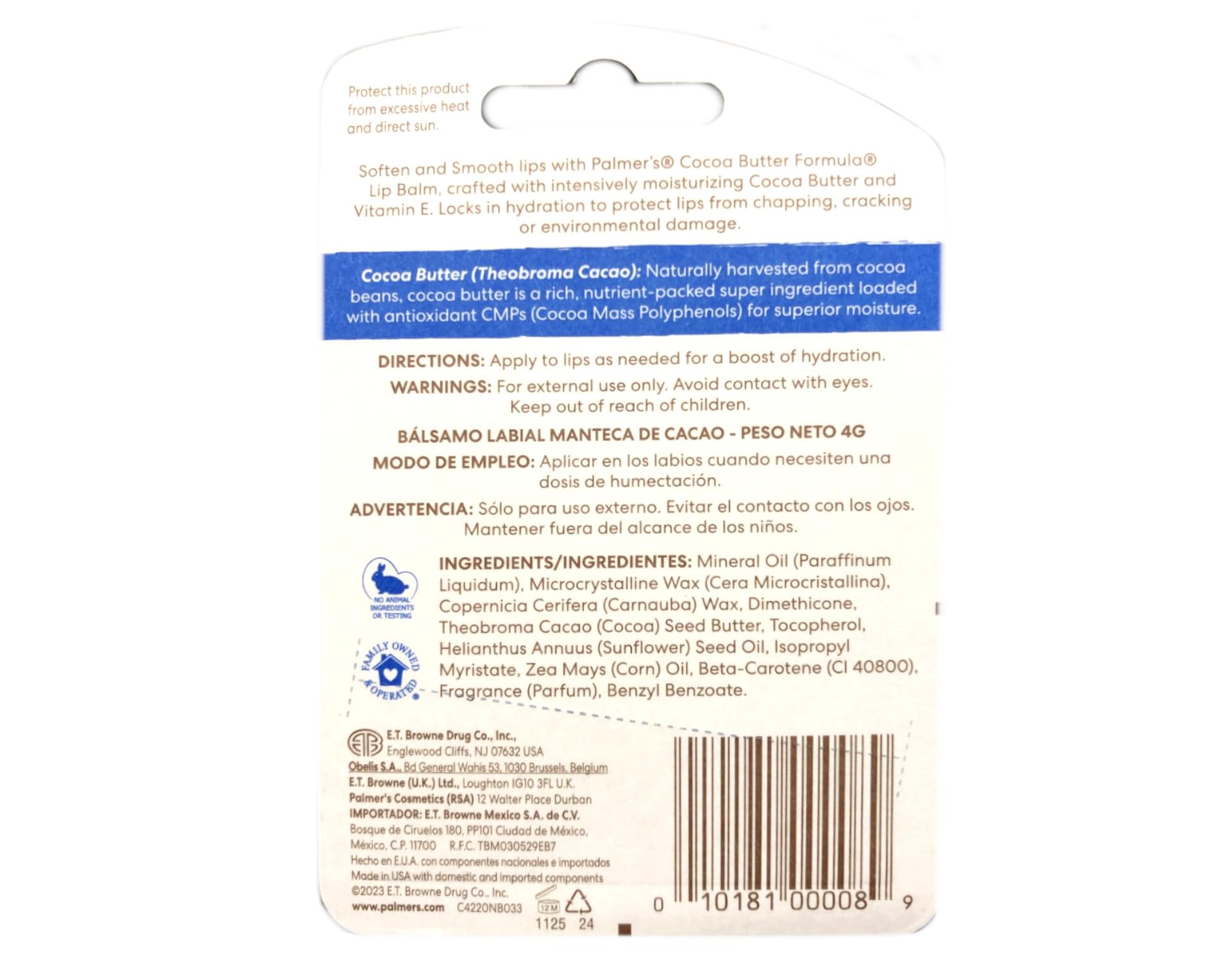 Palmer'S Palm Coco Butter Lip Balm Size .15Z Palm Coco Butter Lip Balm .15Z Pack Of 6