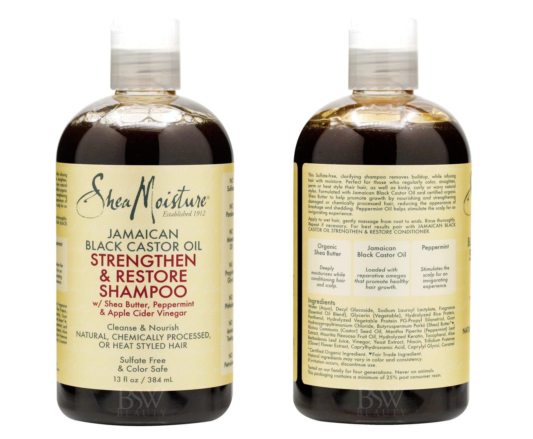 Shea Moisture - Jamaican Black Castor Oil Shampoo & Conditioner Set