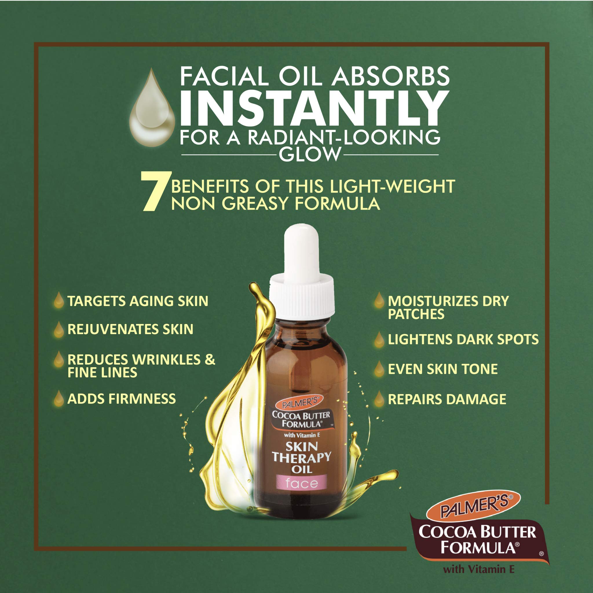 Palmers Cocoa Butter Skin Therapy Oil for Face 1oz