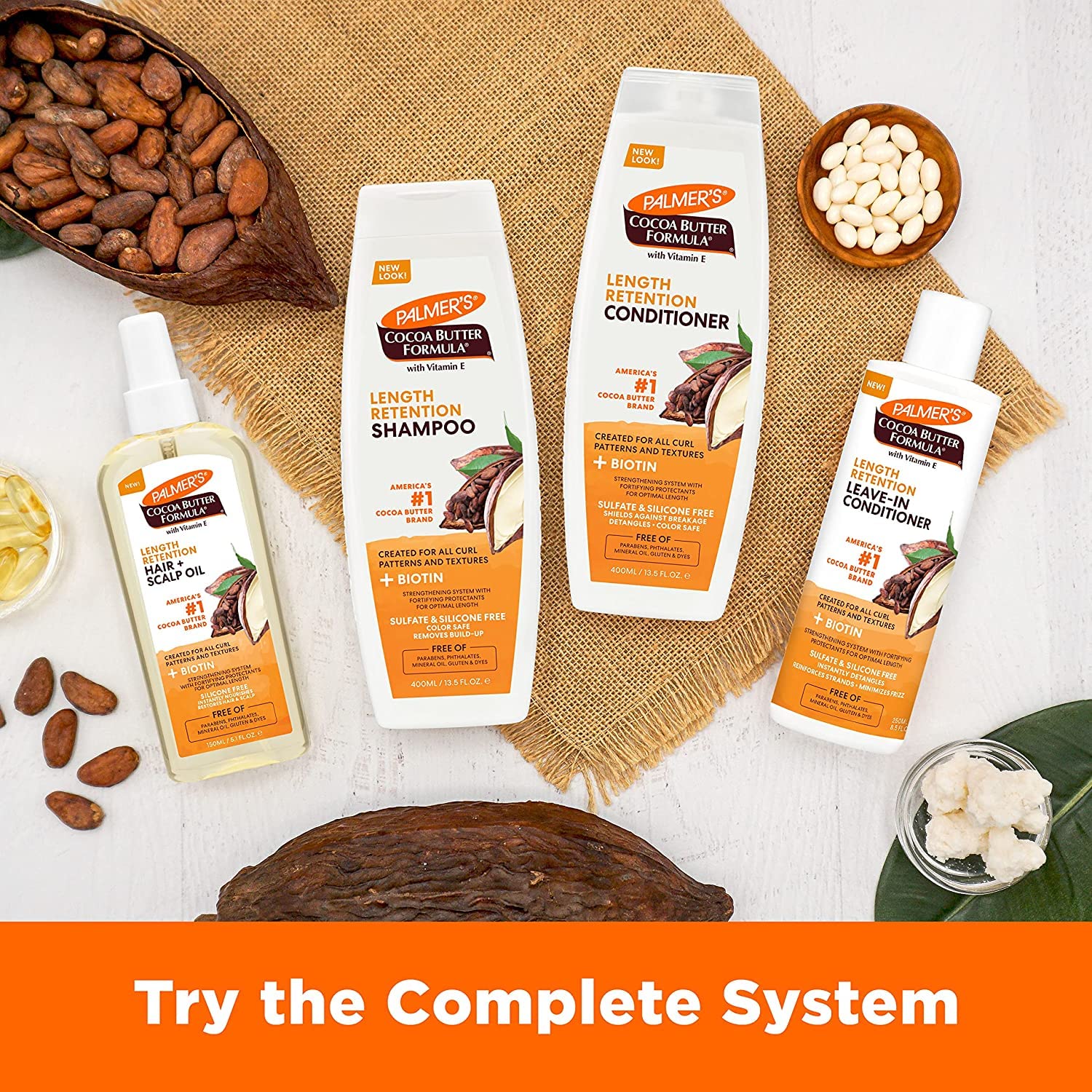 Palmer's/Length Retention - Cocoa Butter Formula/Shampoo & Conditioner/Deal (Pack of 1)