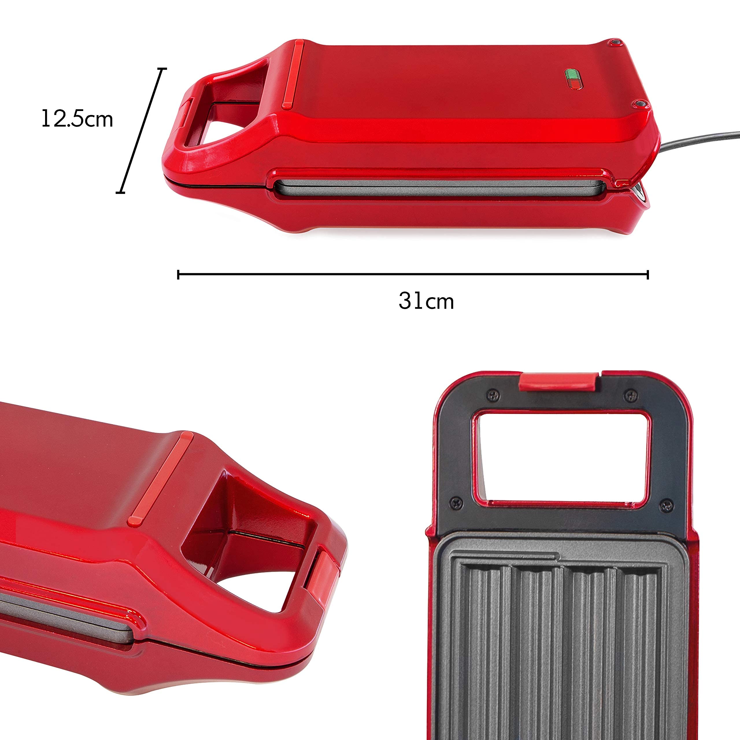 Global Gizmos 35529 Churros Maker 700W / Piping Bag Included/Thermostatically Controlled 180° Rotary System For The Perfect Bake/Freshly Bake 4 Churros At A Time/Ready In Minutes