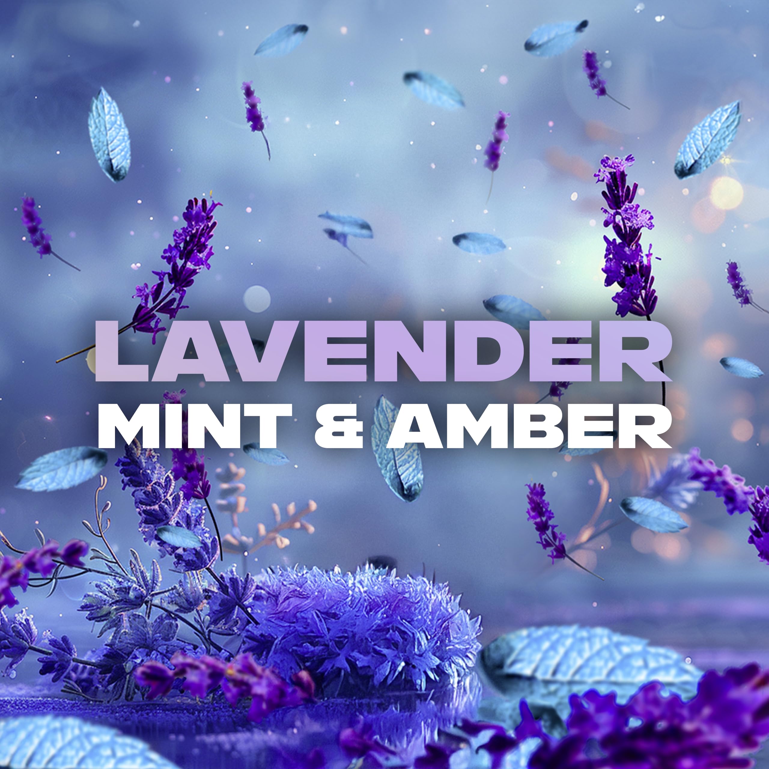 Lynx Fine Fragrance Collection Blue Lavender Premium Body Wash Shower Gel with for 12 hours of freshness, infused with lavender, mint & amber essential oils 400 ml