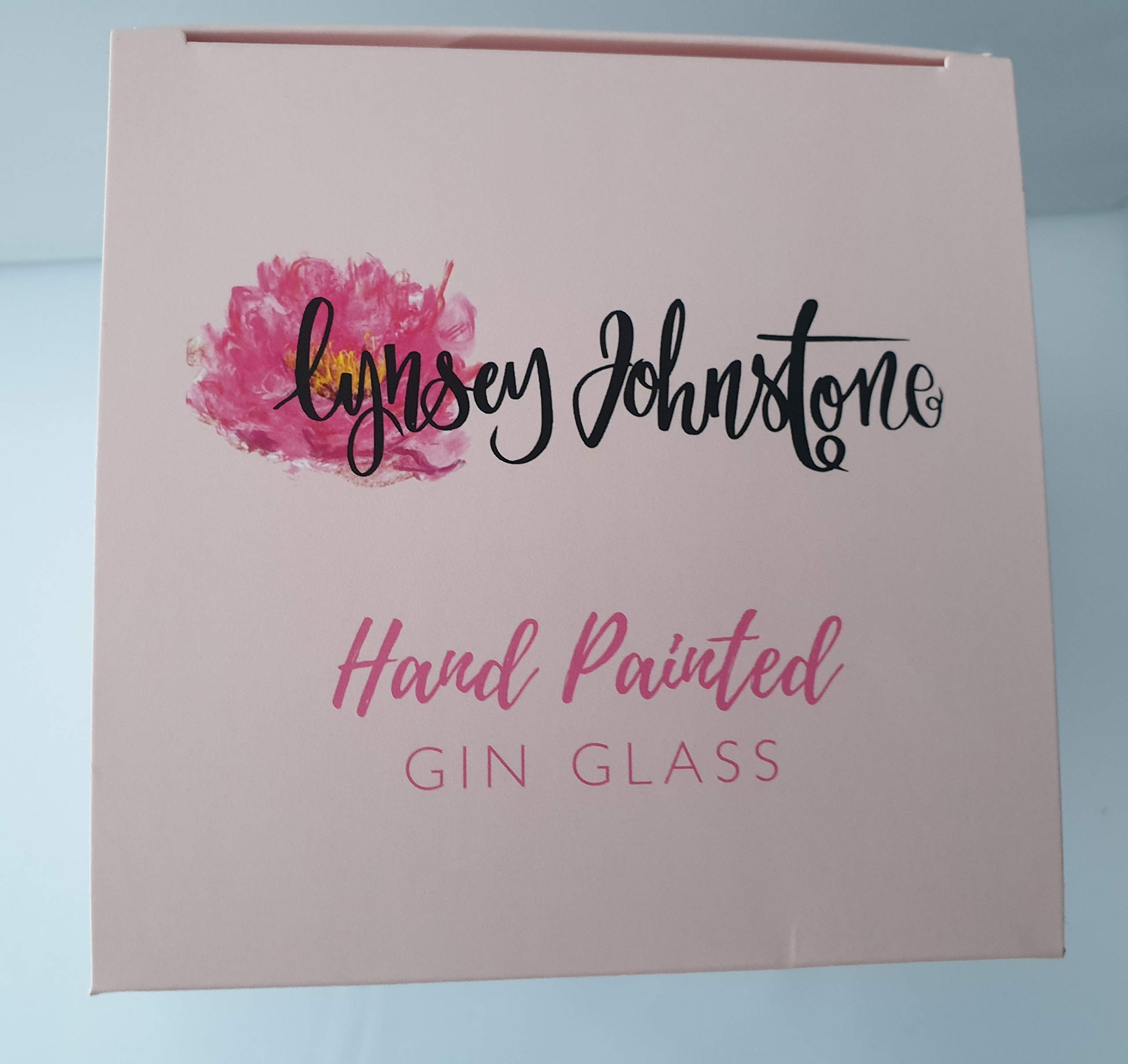 The Leonardo Collection Hand Painted Sunflower Gin Glass by Lynsey Johnstone with Gift Box, Multicoloured, JNS_475169
