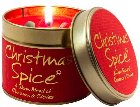 Christmas Spice Tin, Red, l x 7.7cm w x 6.6cm h