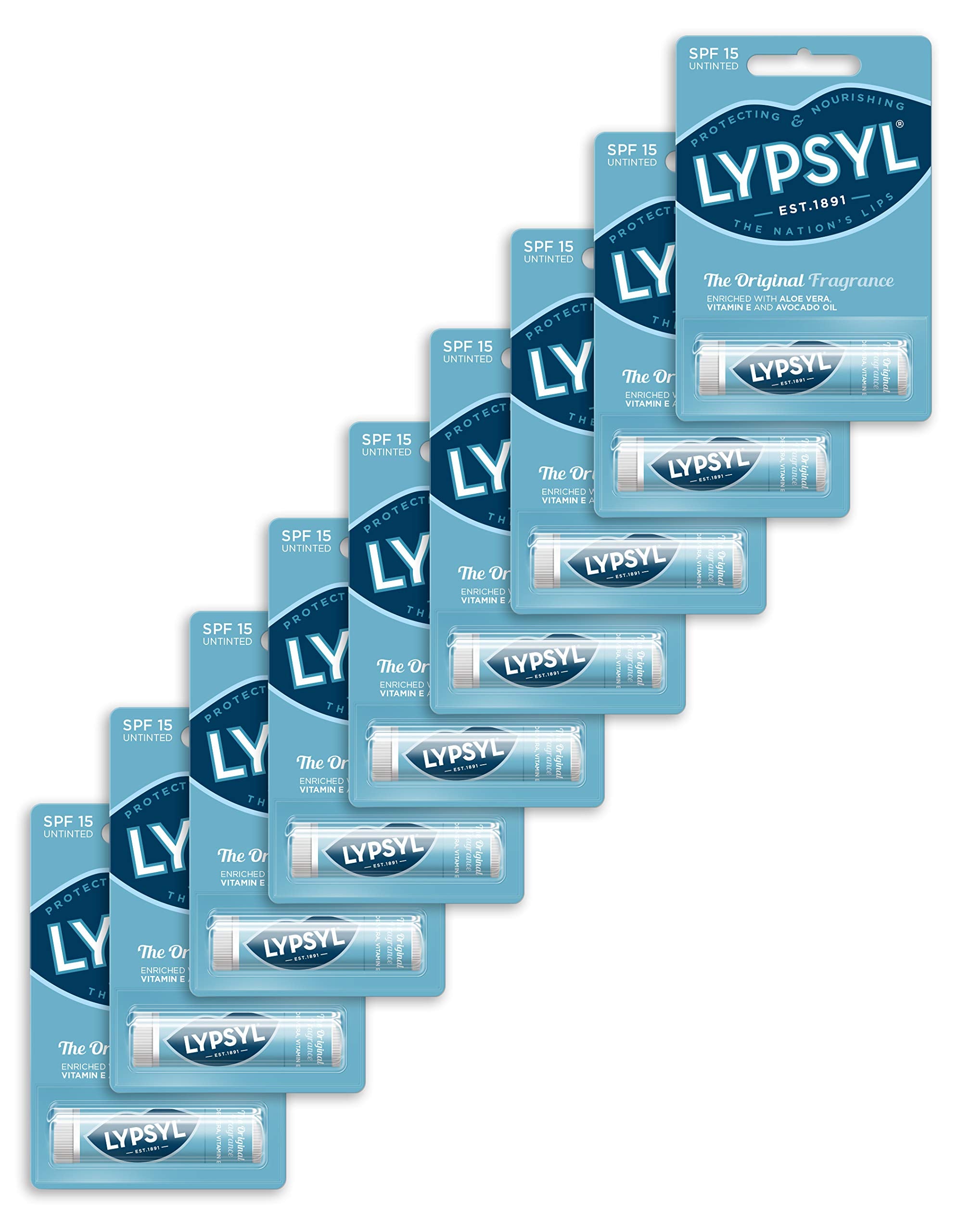 Lypsyl The Original Fragrance Lip Balm, Pack of 9